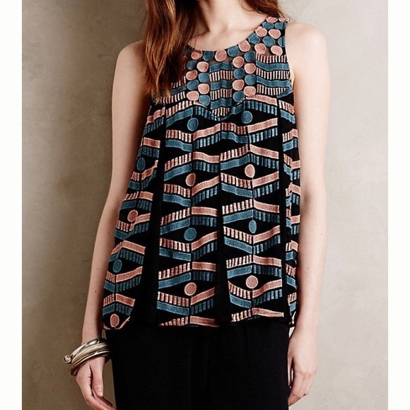 EUC! - Anthro | Akemi + Kin Kalila Sheer Tank - Picture 2 of 9